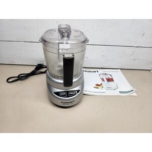 Cuisinart Mini-Prep Plus Food Processor DLC-2ABC Brushed Chrome ~ Good Condition